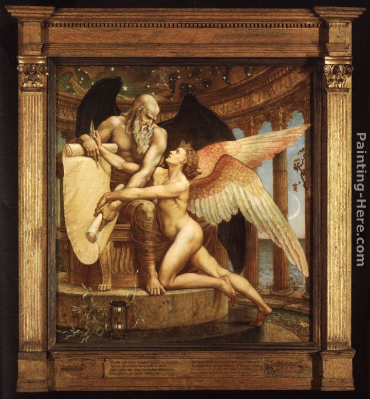 The Roll of Fate painting - Walter Crane The Roll of Fate art painting